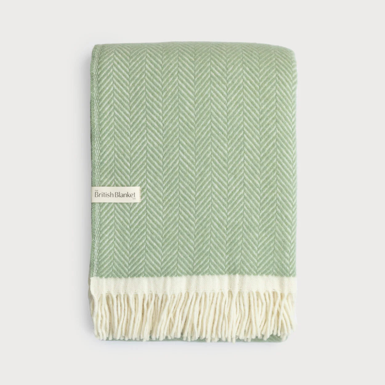 Mint British Blanket 130x200cm