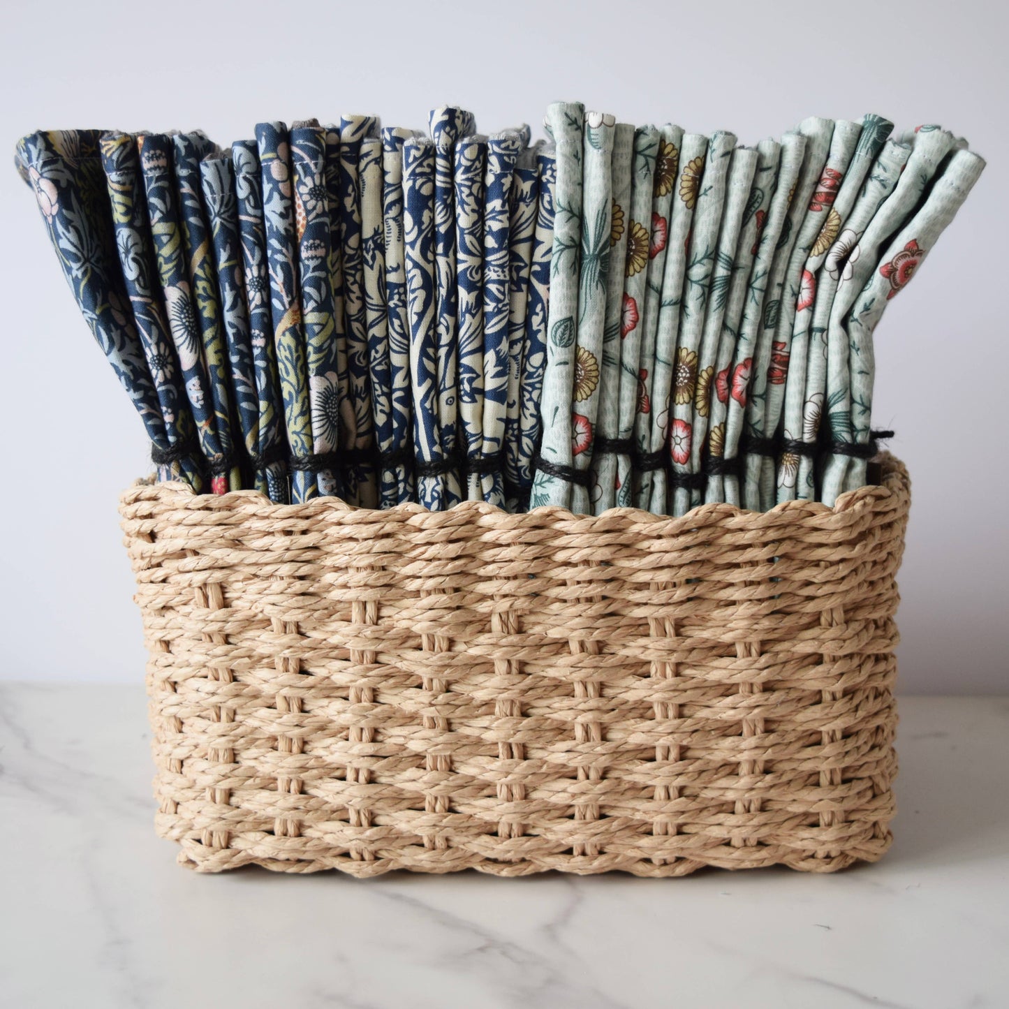 Dish Cloths, Eco Friendly, Reusable William Morris cloths: Strawberry Thief