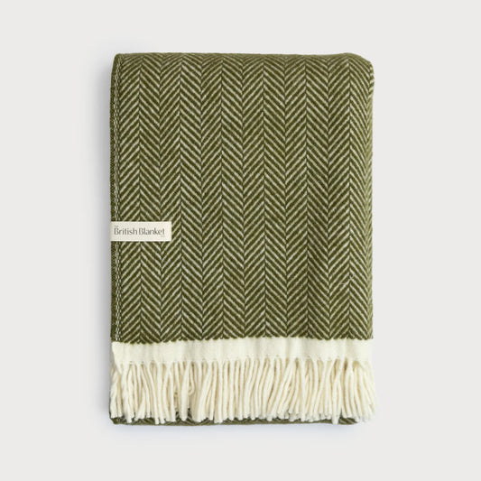 Forest Green British Blanket