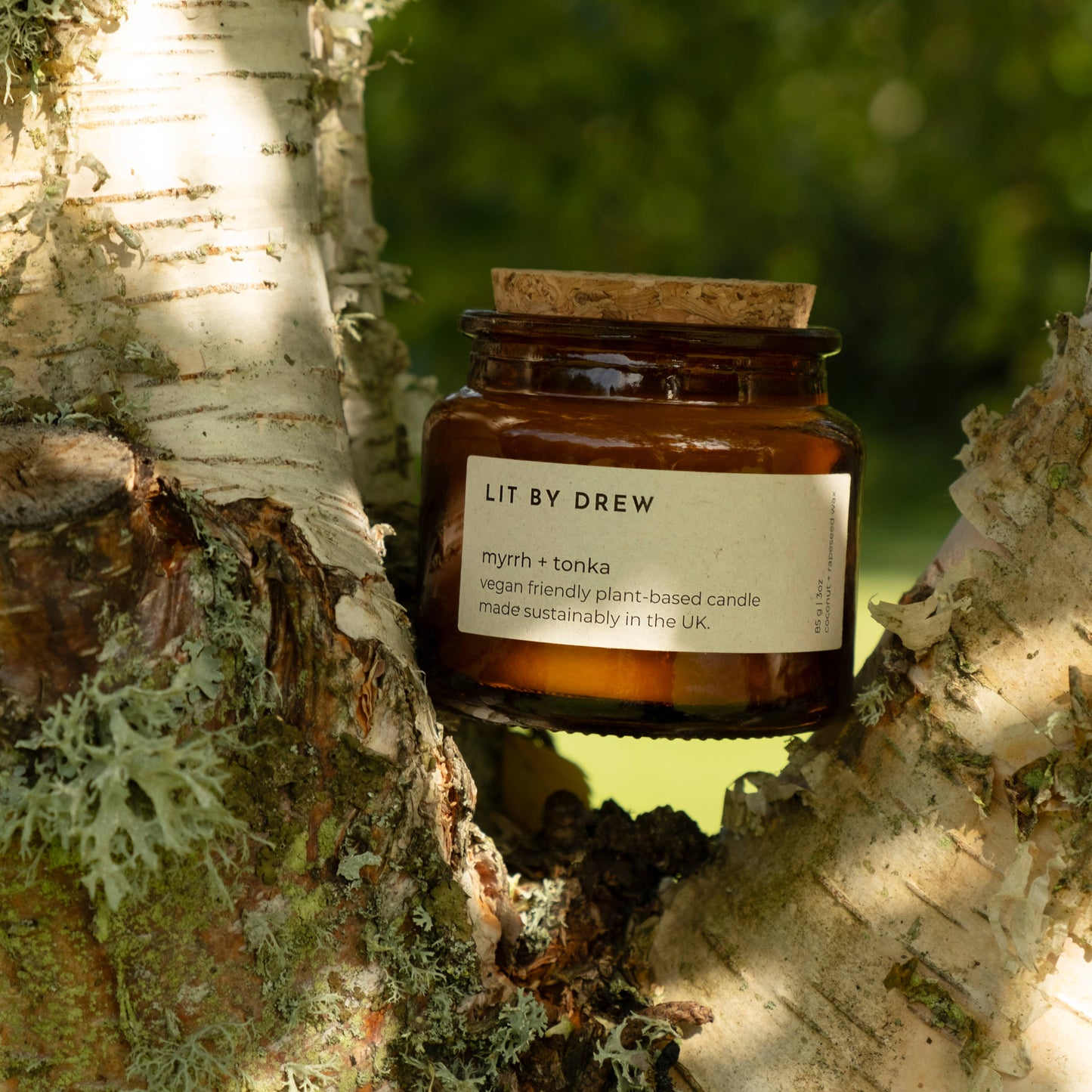 Myrrh & Tonka Natural Wax Candle - Small