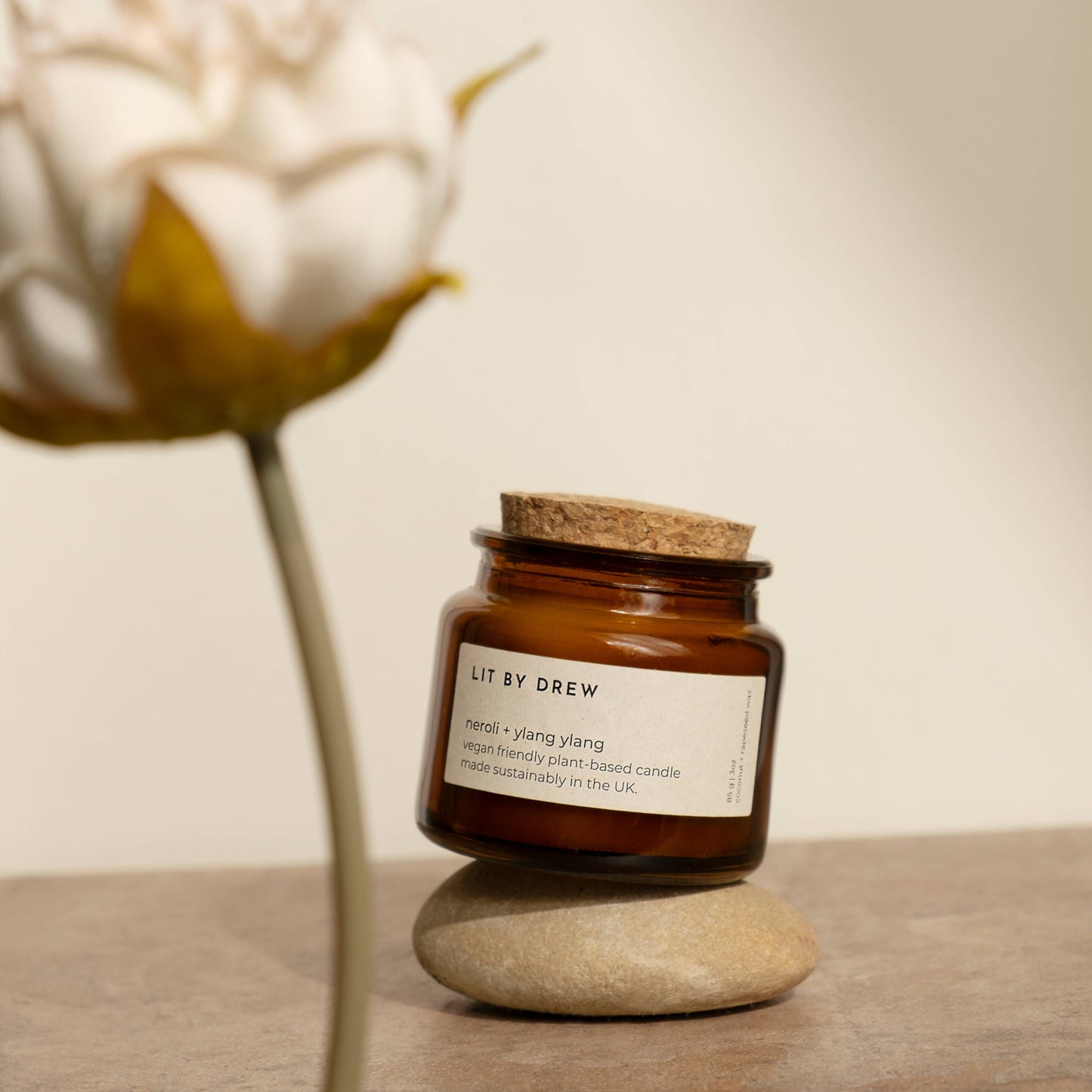 Neroli & Ylang Ylang Natural Wax Candle - Small