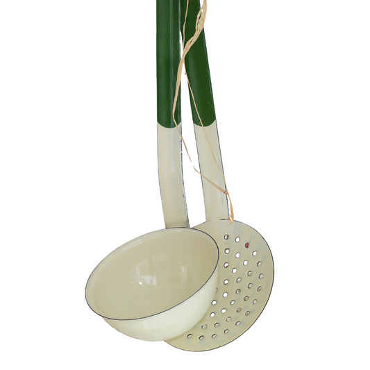 Ladle and Slotted Spoon Set