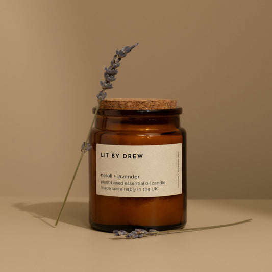 Neroli & Lavender - Pure Essential Oil Candle - Medium