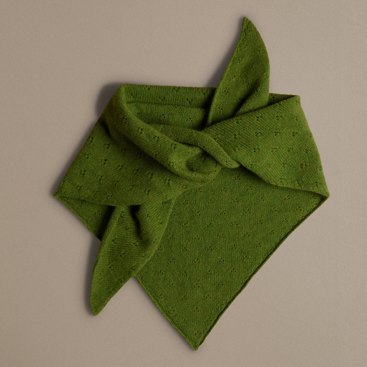 Pointelle Neckerchief | Matcha