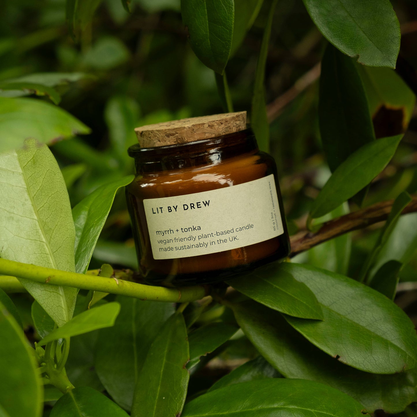 Myrrh & Tonka Natural Wax Candle - Small