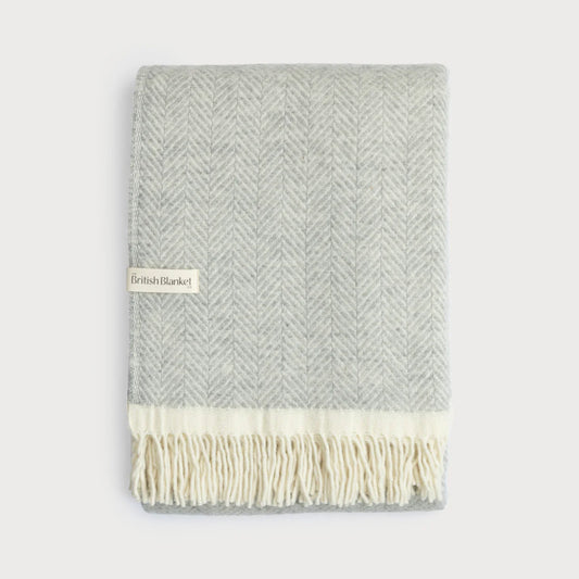 Grey British Blanket 130x200cm