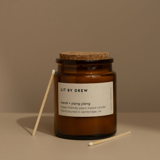 Neroli & Ylang Ylang Natural Wax Candle - Medium