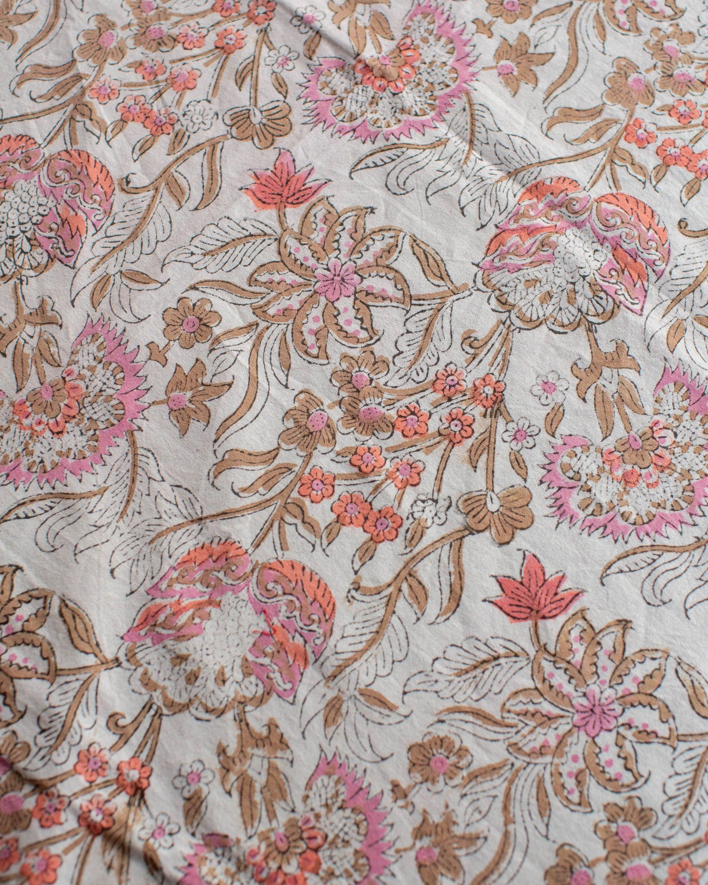 Block Printed Tablecloth: 150 x 220cm