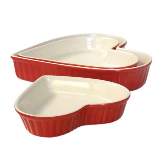 Heart Dishes - Set of 3