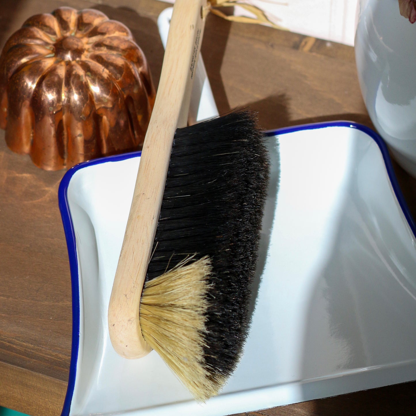 Dustpan and Banister Brush