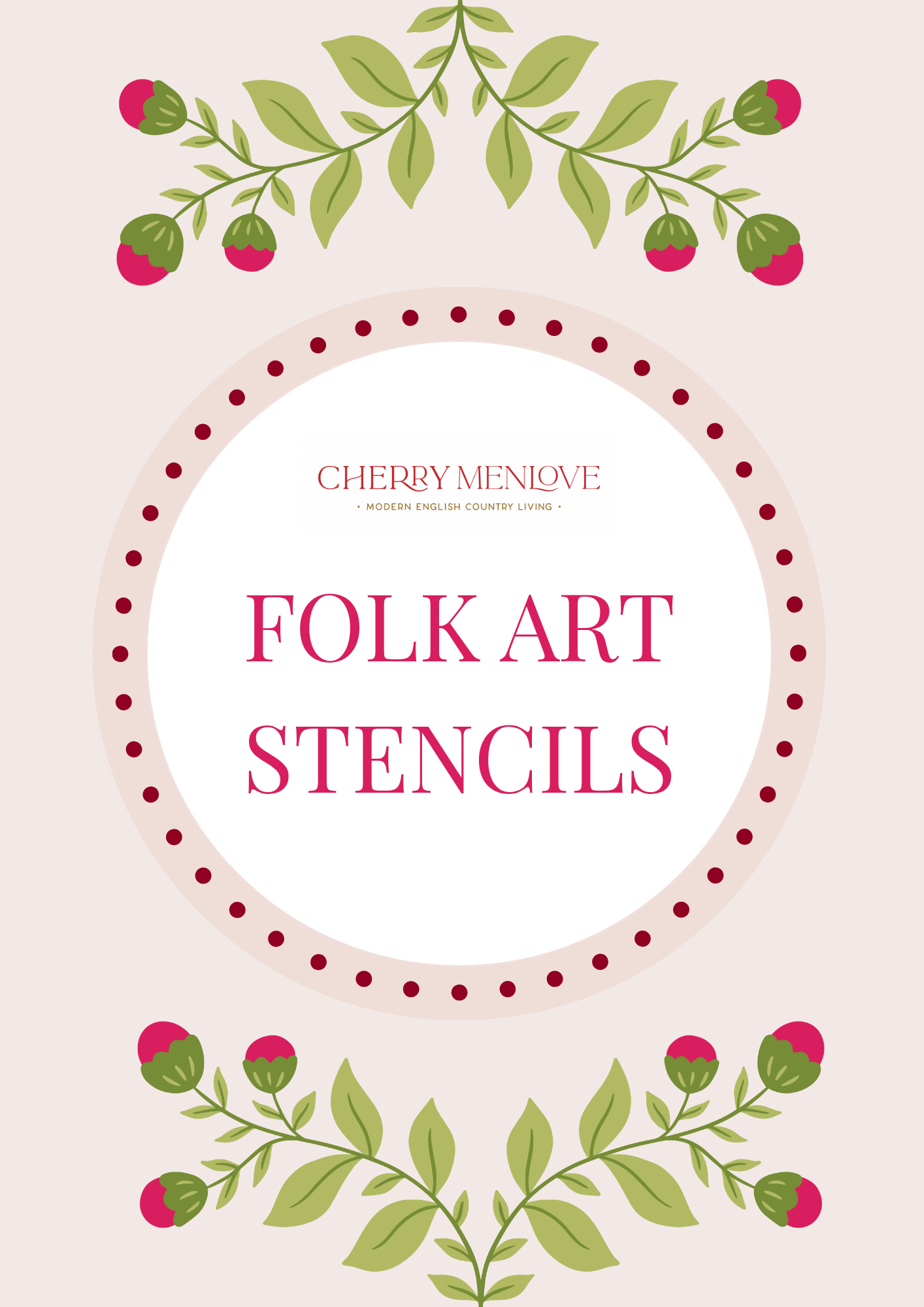 FREE Folk Art Stencils