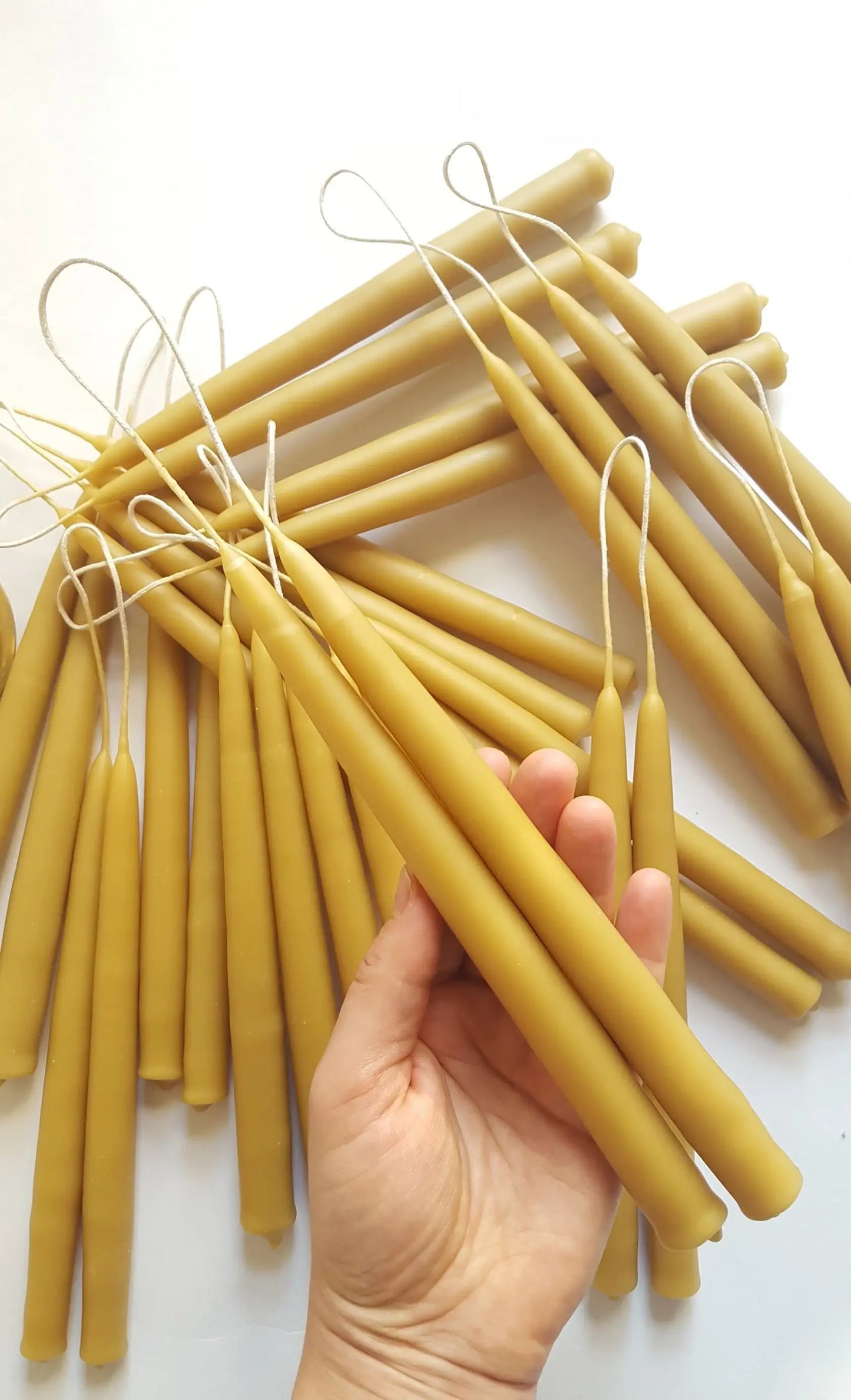 Beeswax Taper Candles - Aromatherapy Candles - Set of 2