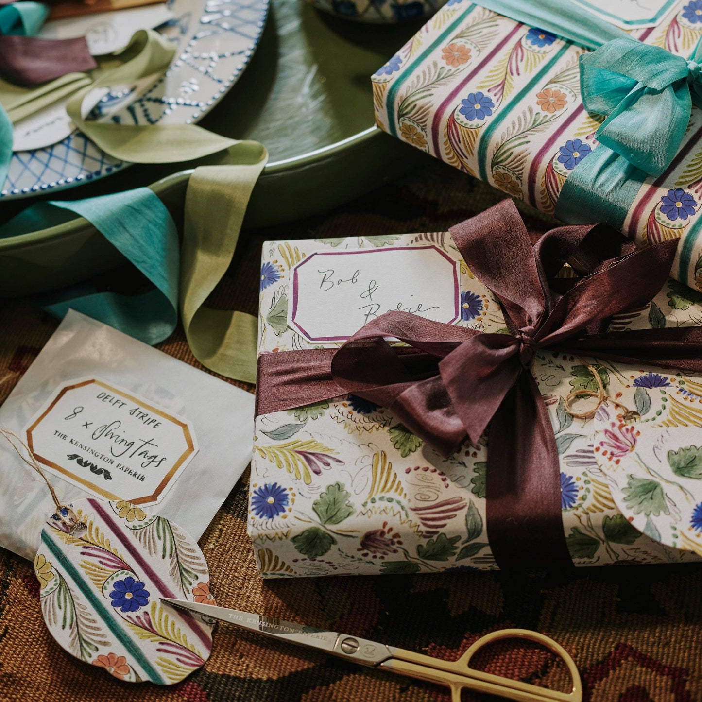 3m of Silk Ribbon: Chocolate