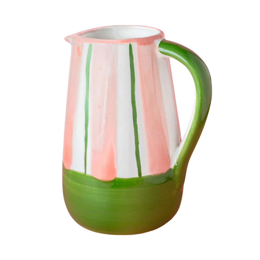 Ceramic Watermelon Pitcher