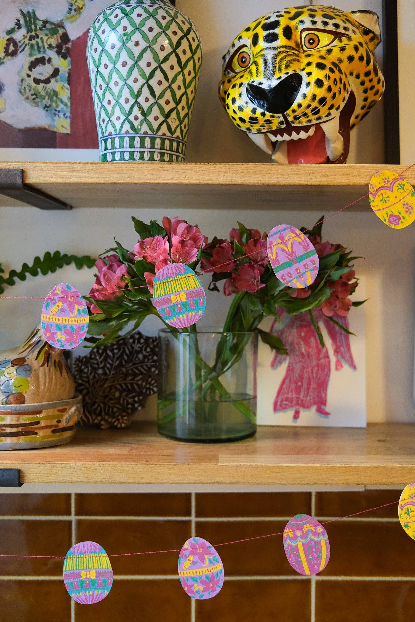 Easter Egg Sewn Garland