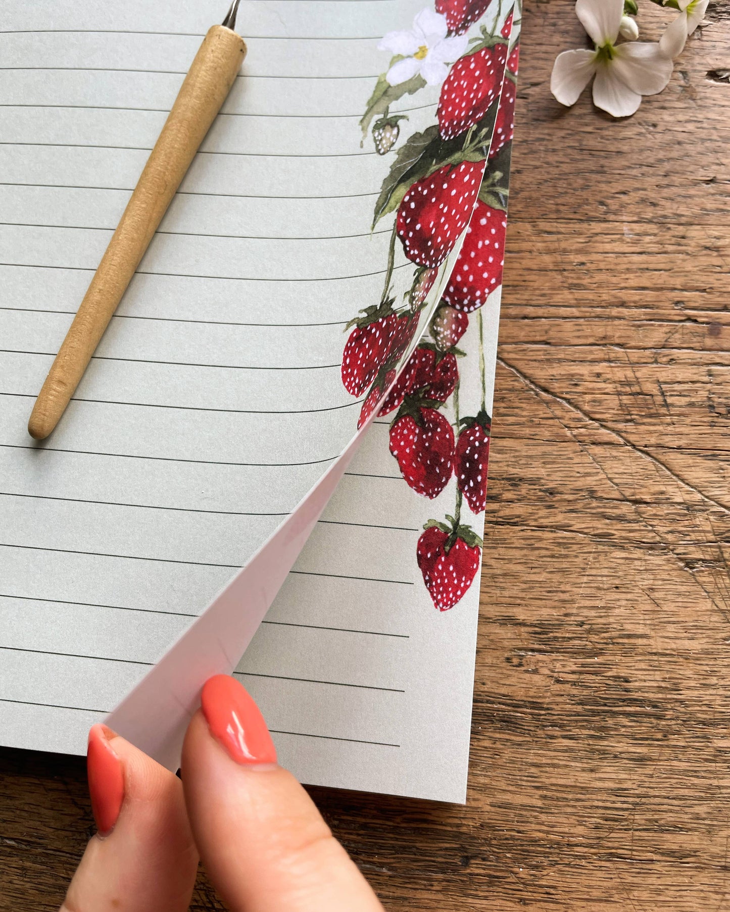 A Berry Important List Floral Botanical Watercolour Notepad