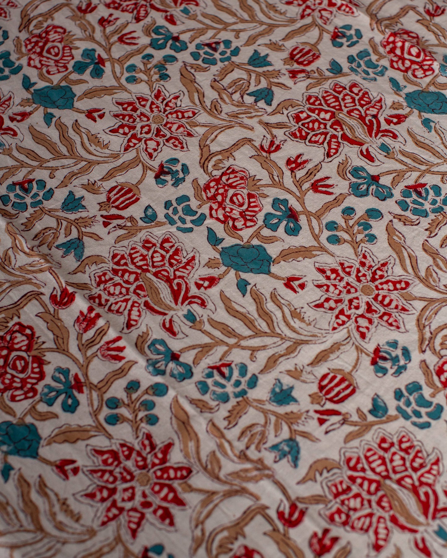 Block Printed Tablecloth: 150 x 220cm