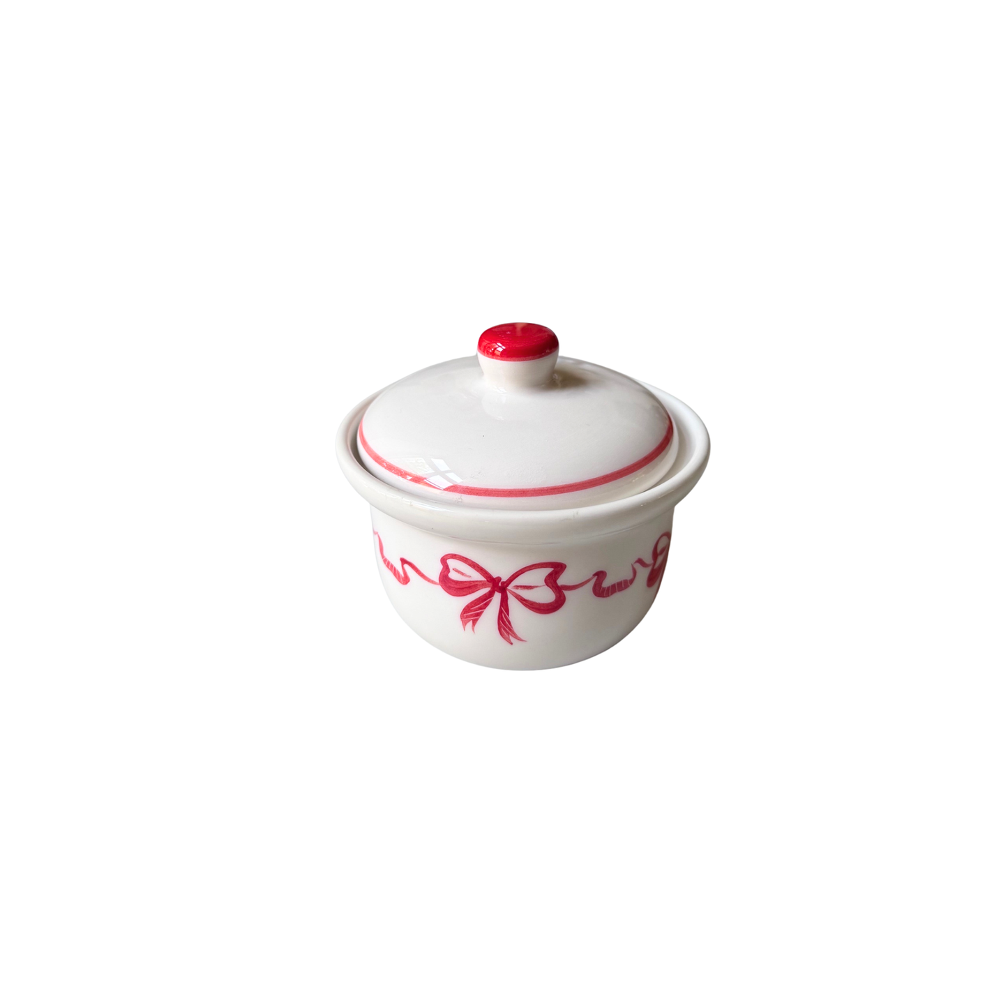 Fiocco Sugar Pot, Red