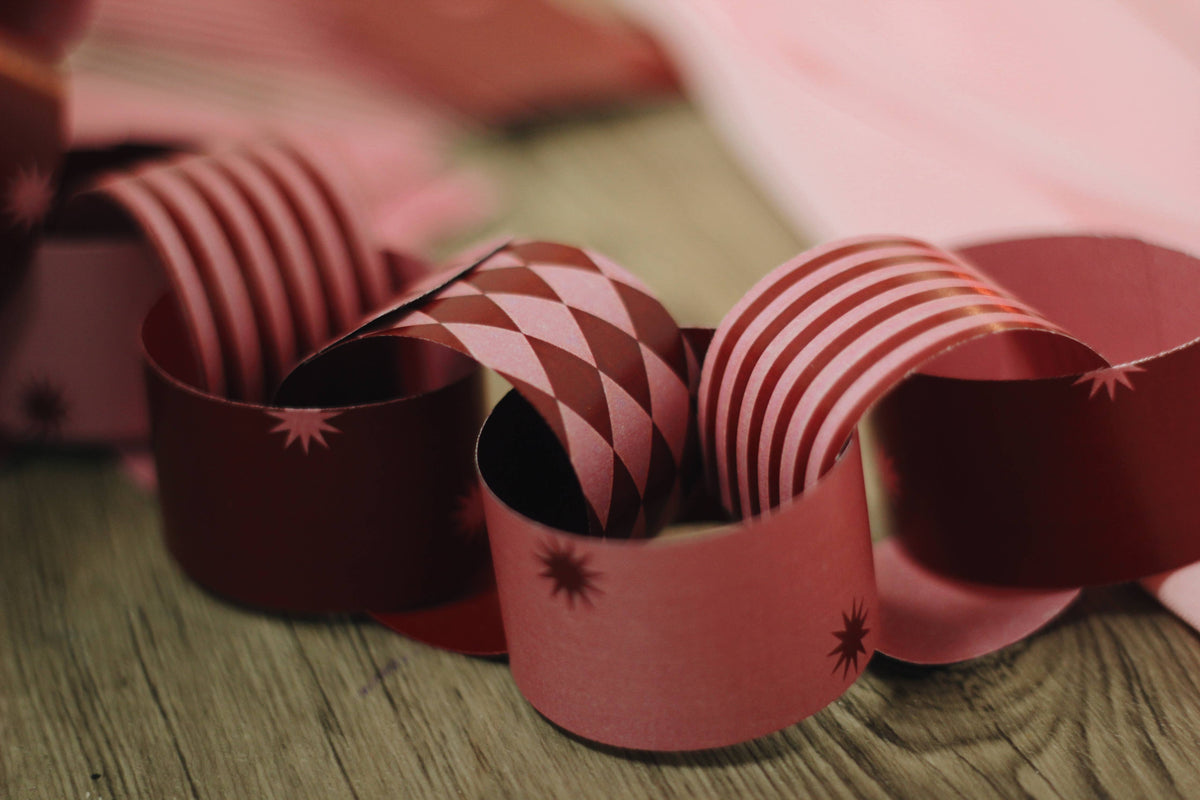 The Berry & Blush Paper Chain Kit