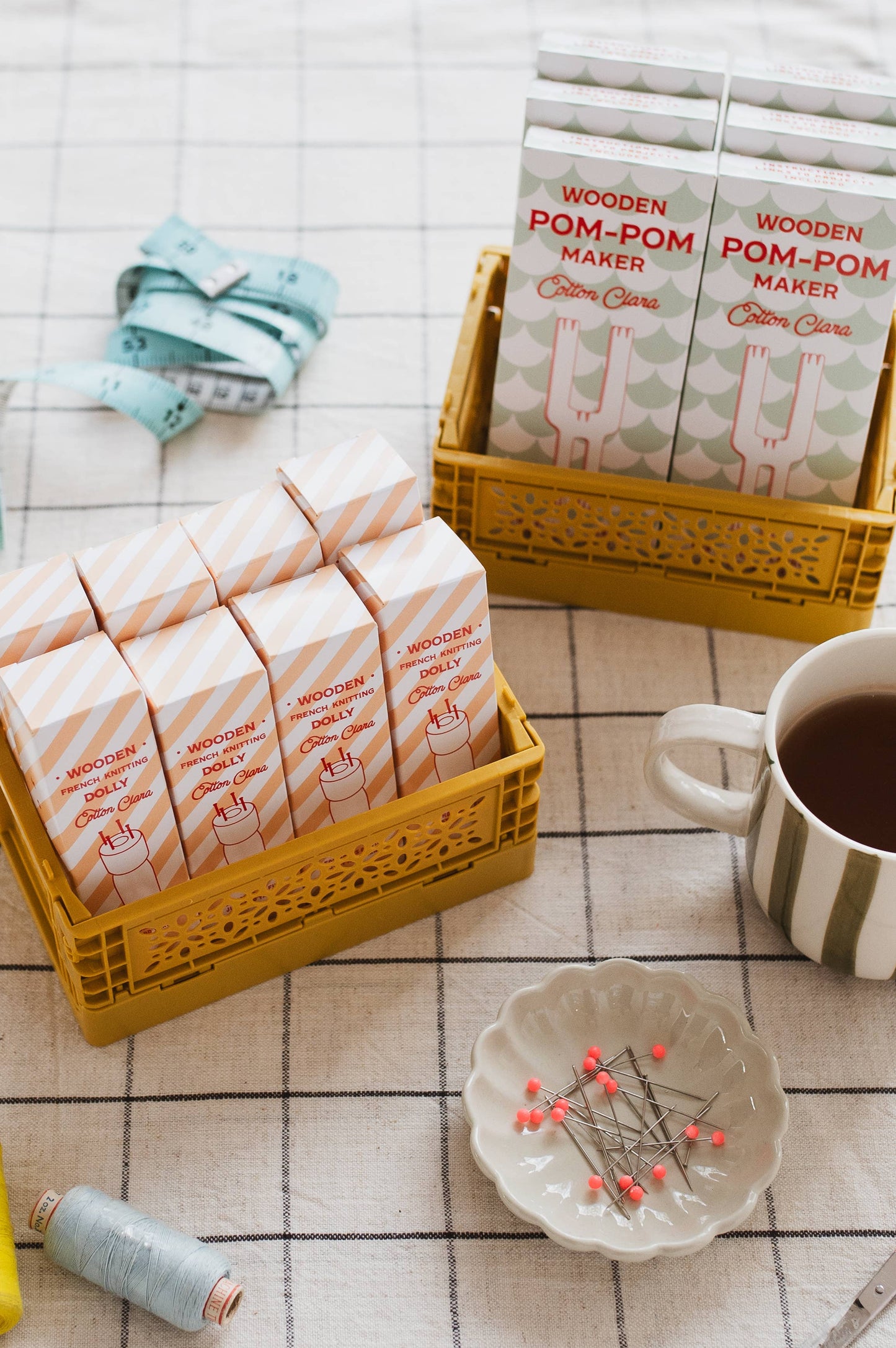 French Knitting Bobbin – Wooden Dolly