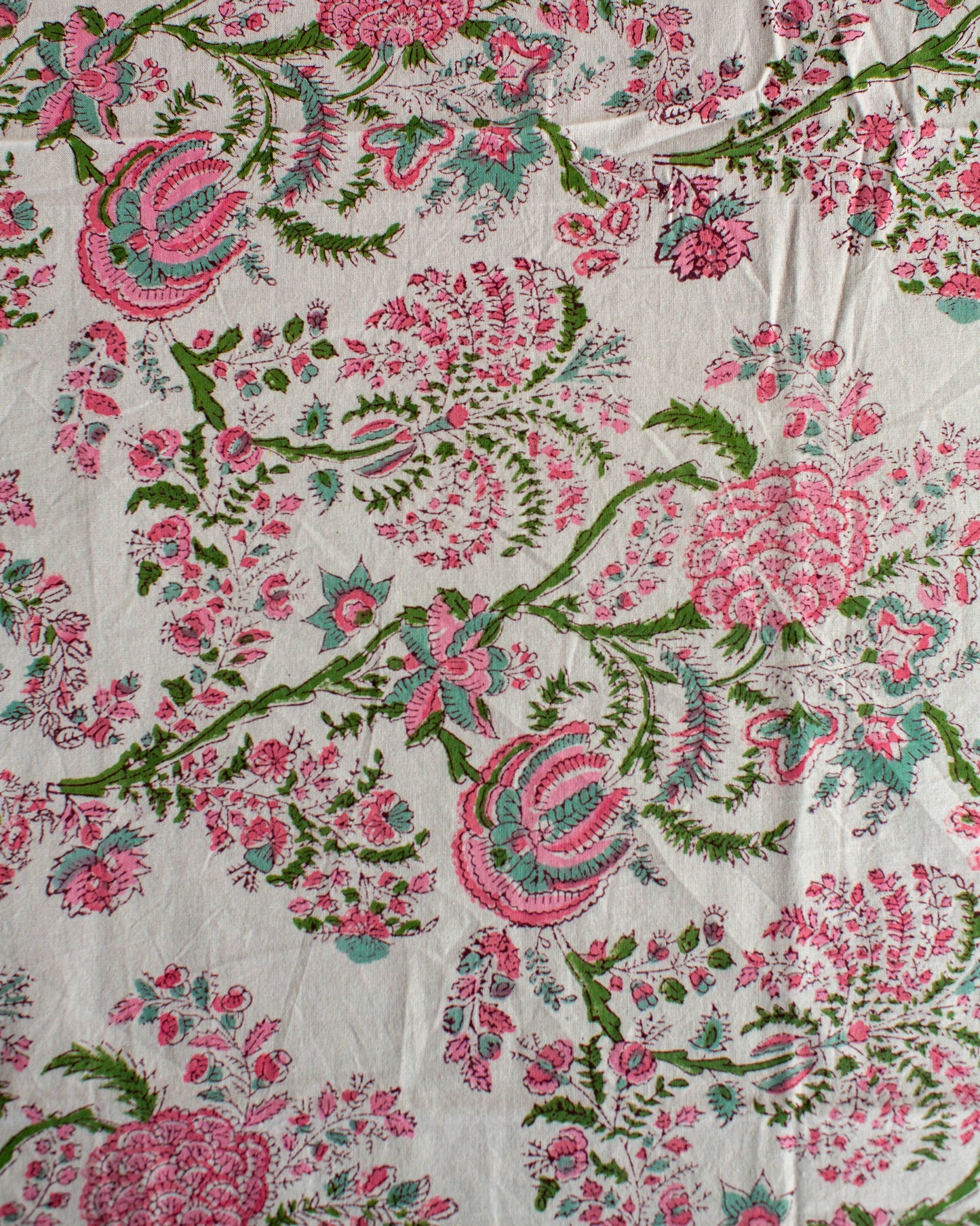 Block Printed Tablecloth: 150 x 220cm