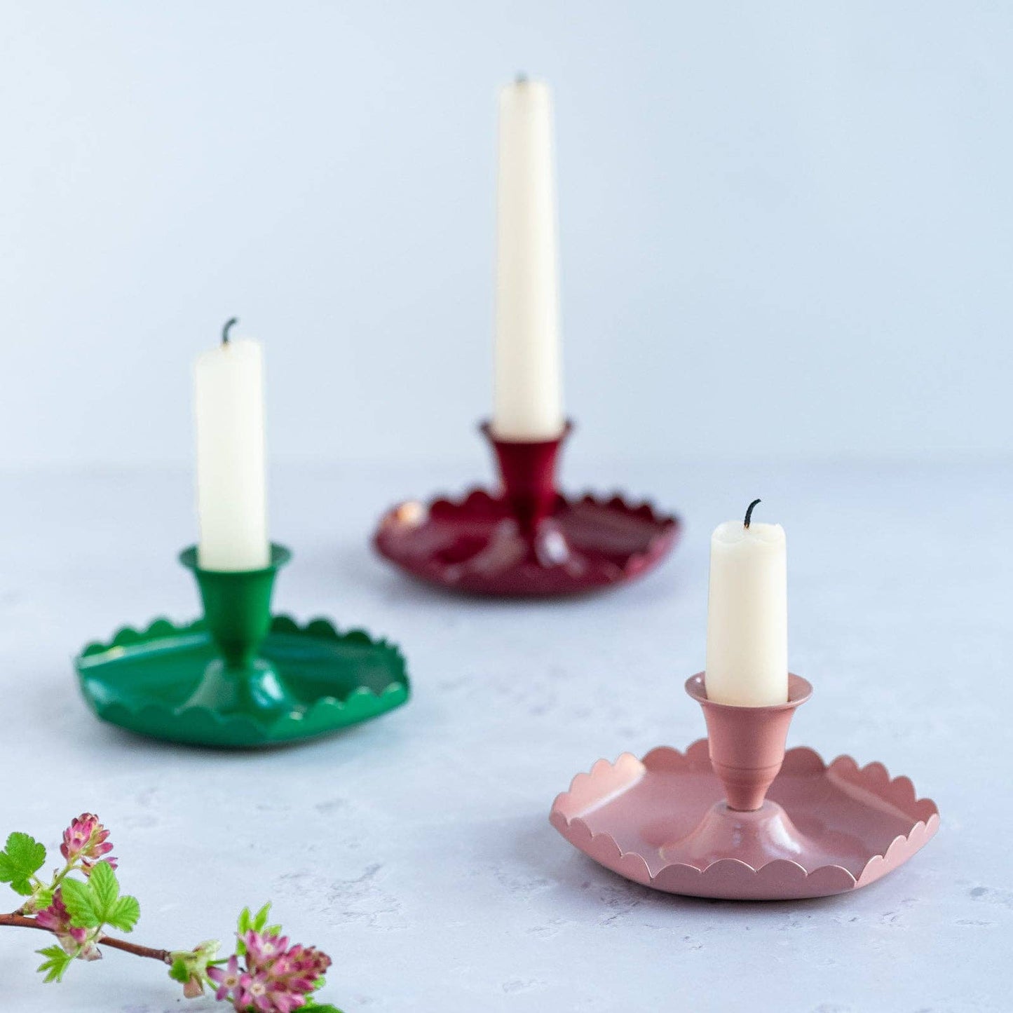 Emerald Candle Stick Holder