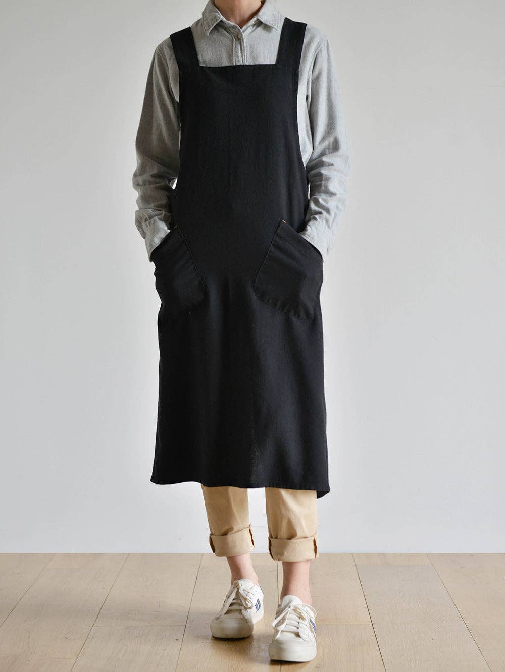Japanese Linen Apron - Pink