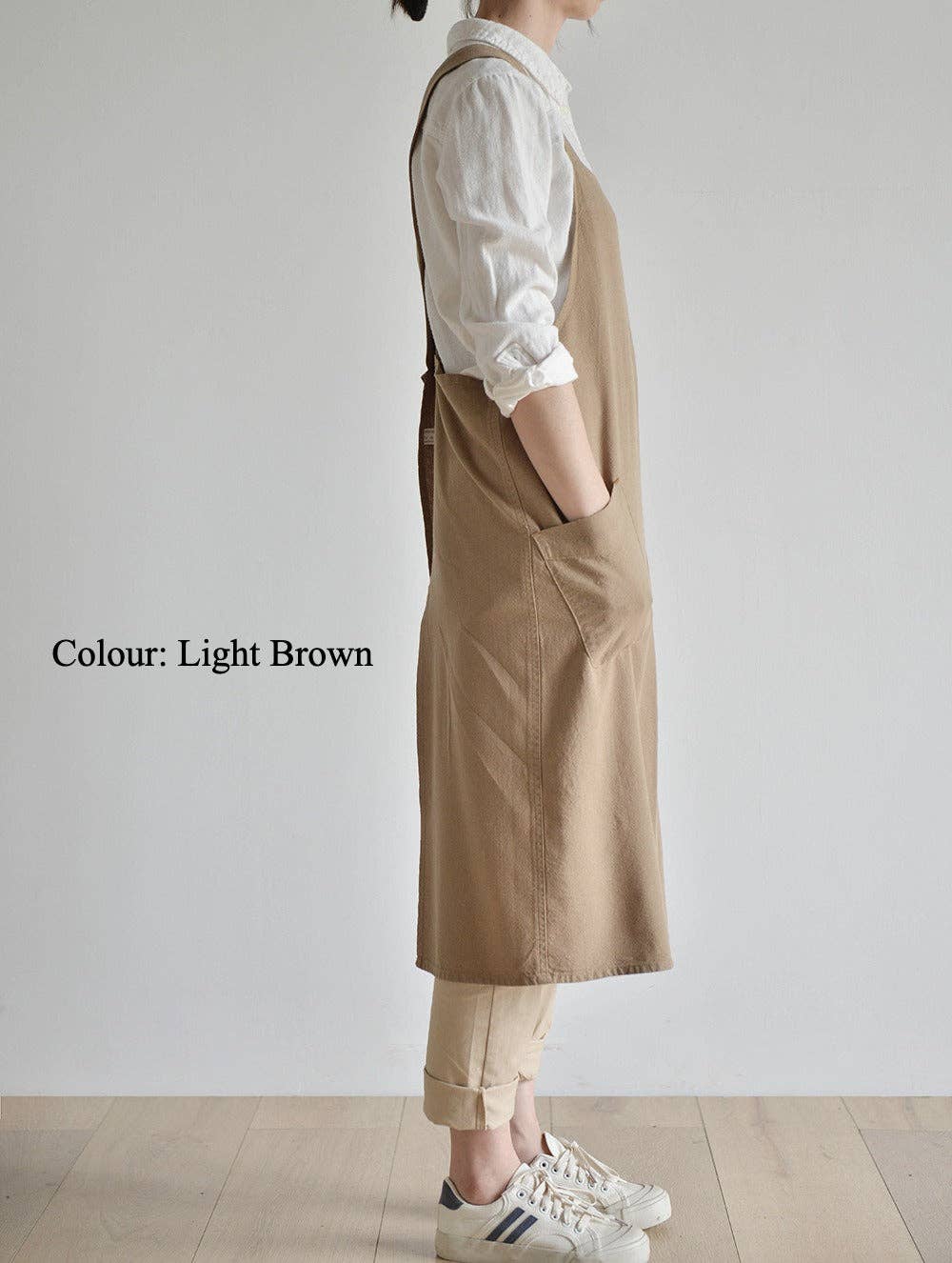 Japanese Linen Apron - Pink
