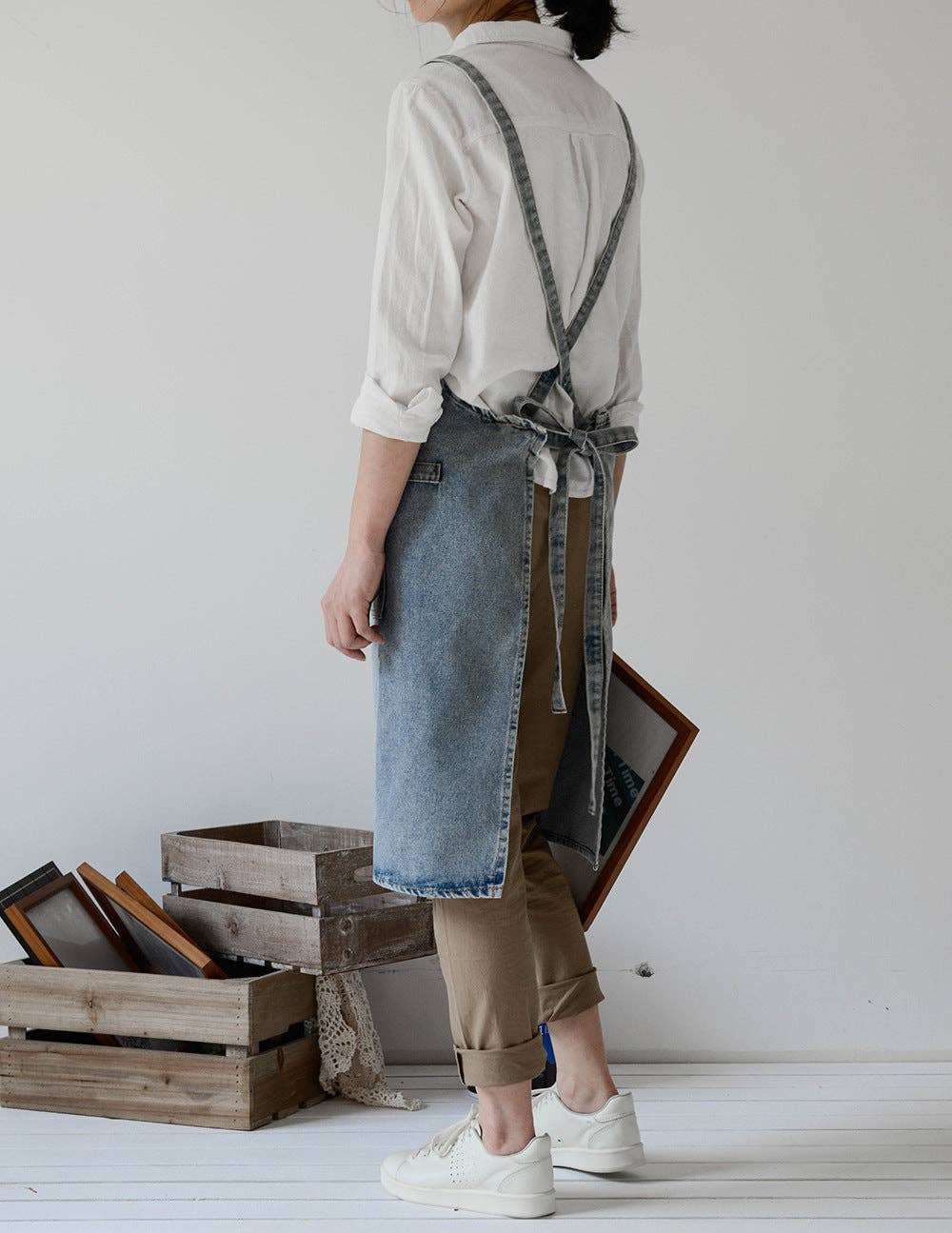 The Denim Apron - Light Blue
