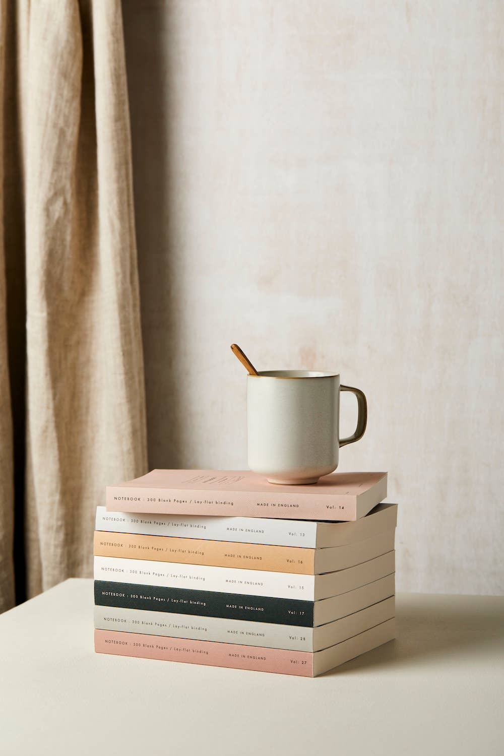 Blush 300 Page Blank Lay Flat Notebook