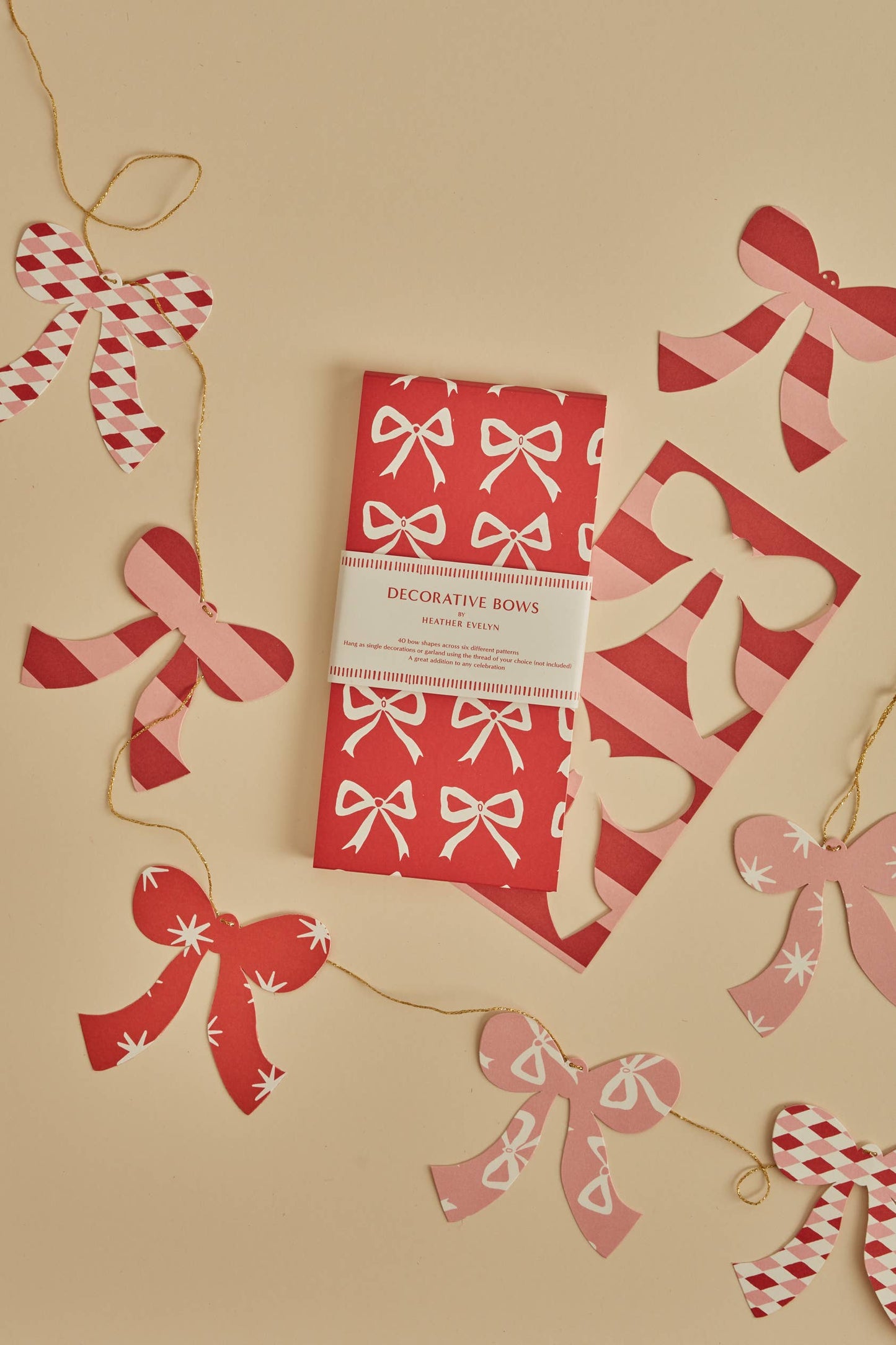 Decorative Bow Garland