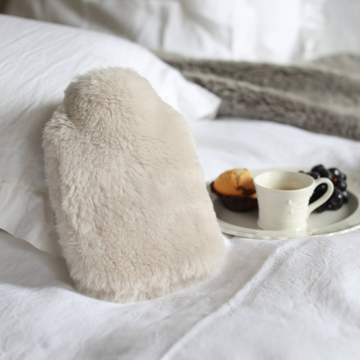 The Snow Sheepskin Hot Water Bottle
