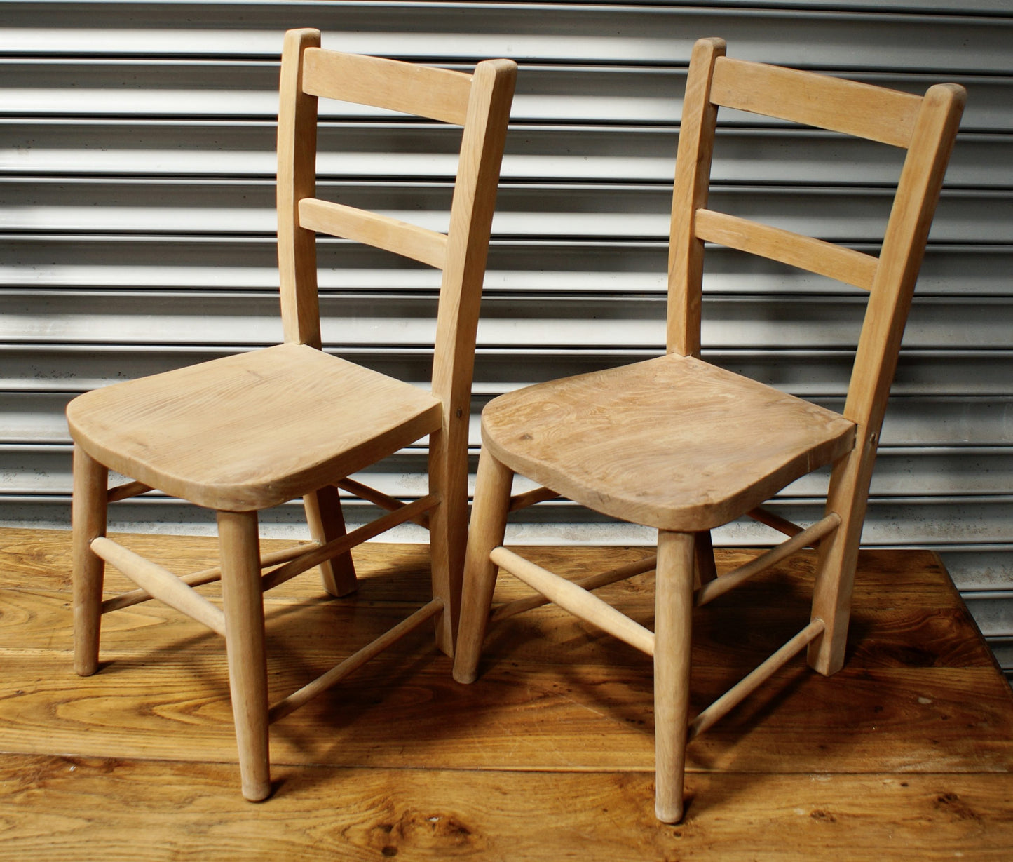 Pair of Mid Century Children’s Sunday School Chairs