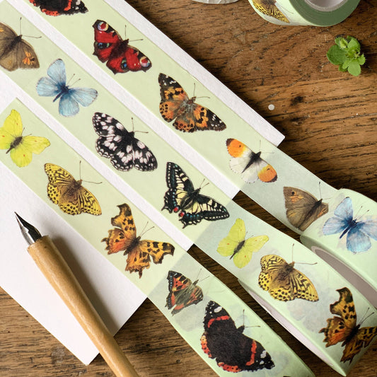 British Butterflies Washi Tape | Insect Entomology Butterfly