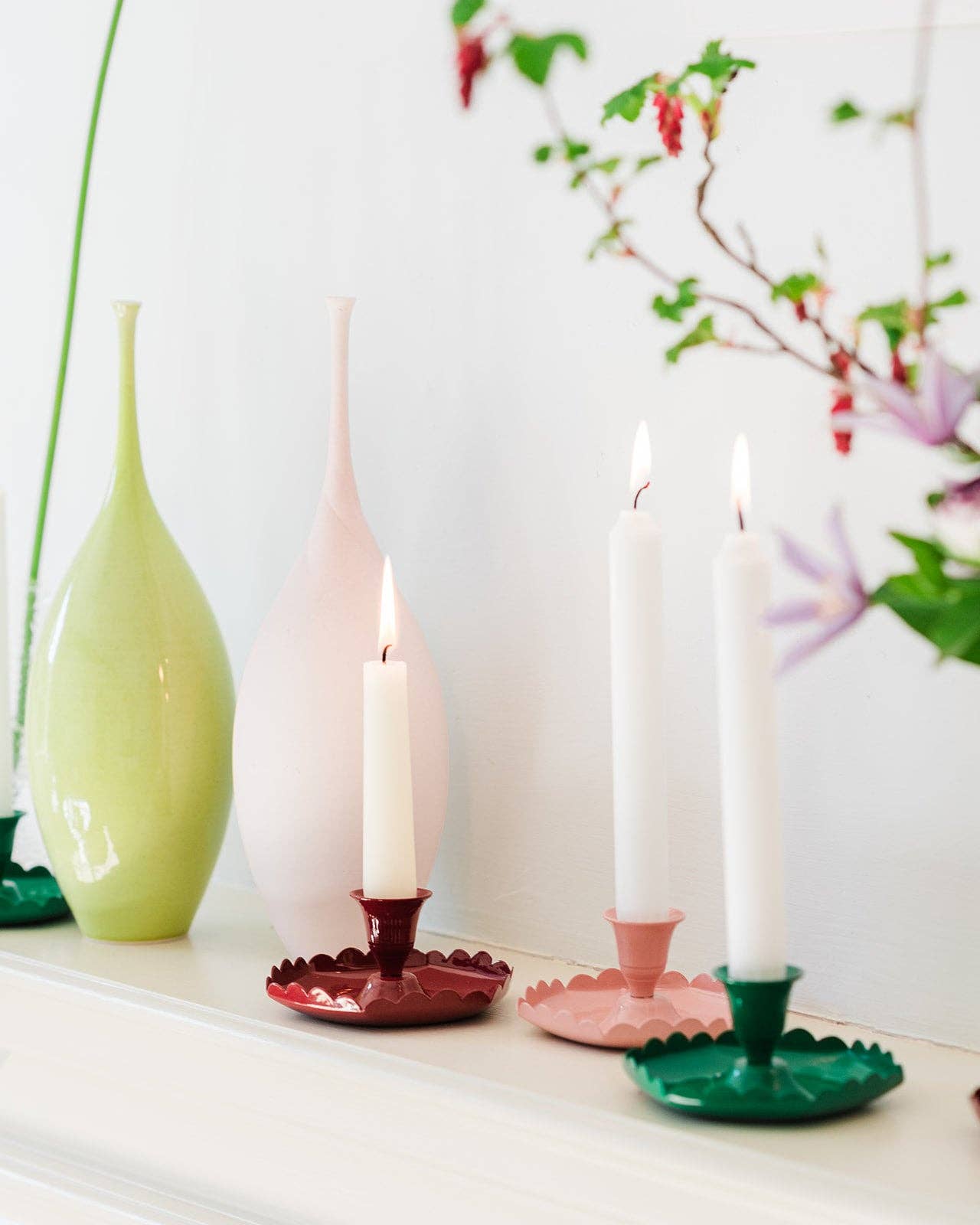 Emerald Candle Stick Holder