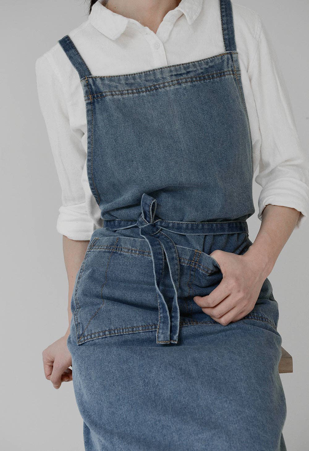 The Denim Apron - Dark Blue