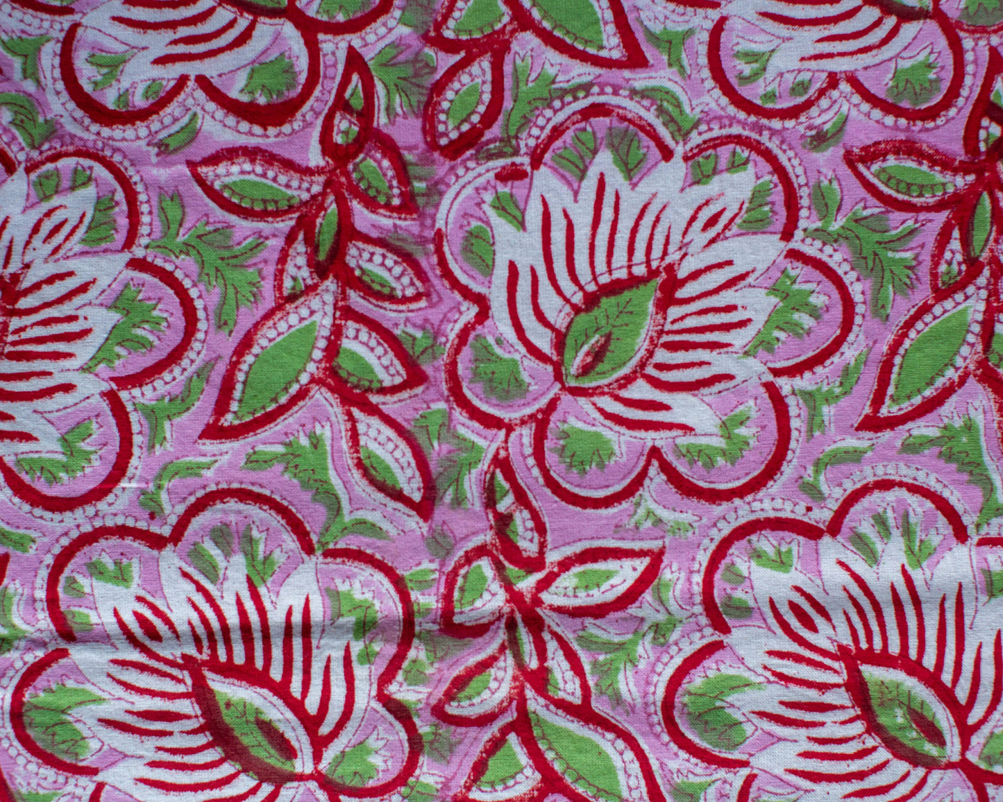 Block Printed Tablecloth: 150 x 220cm