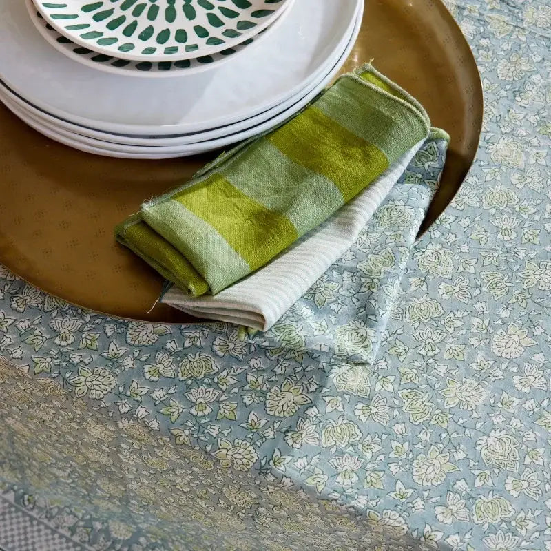 Tablecloth - Arushi Blue Green: 170 x 250