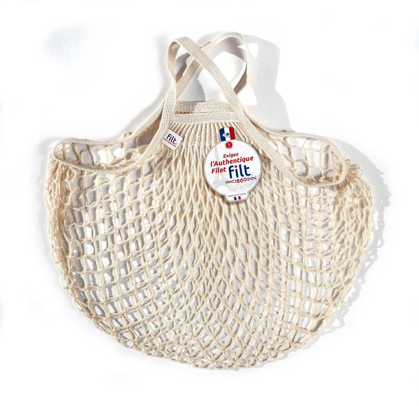 Cotton Net Shopping Bag - Small Handles