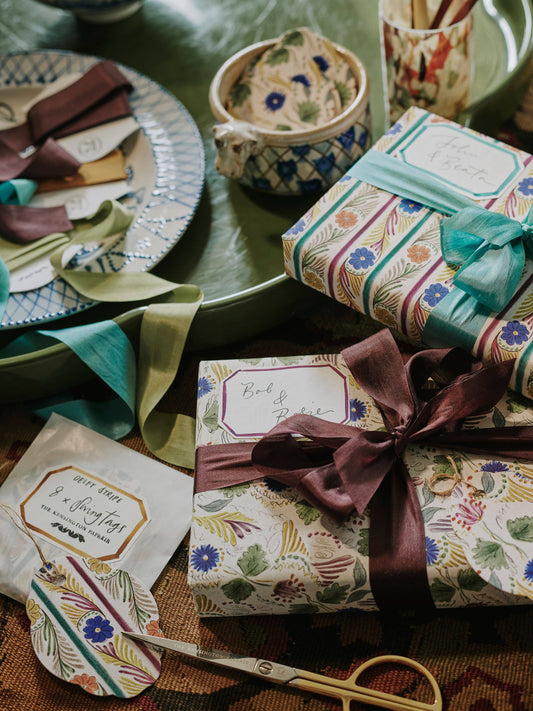 3m of Silk Ribbon: Chocolate